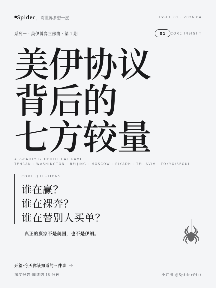 美伊协议背后的七方较量